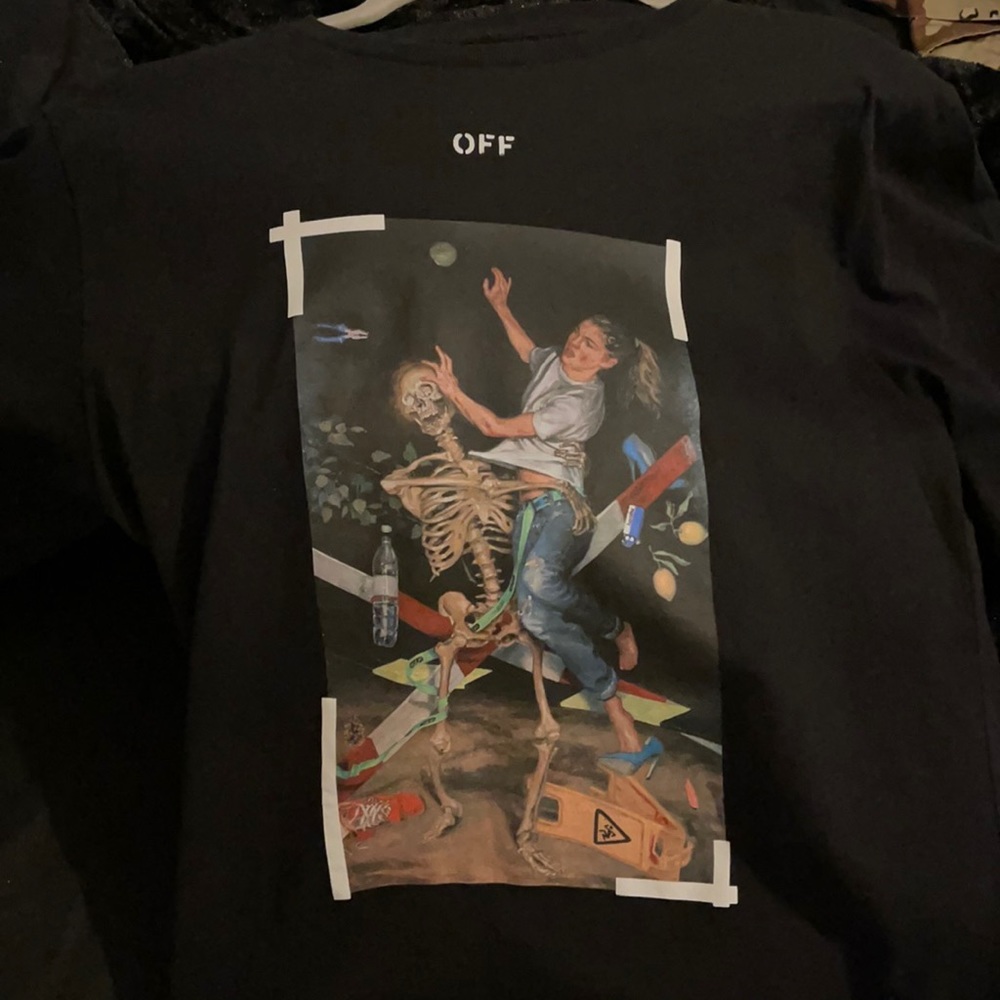 Off-white long sleeve, size small, worn once.